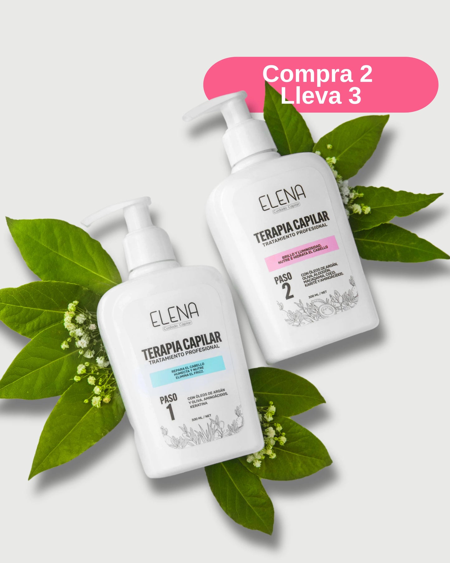 ✅ Compra 2 Lleva 3 Kits: Tratamientos Profesional Anti-Frizz