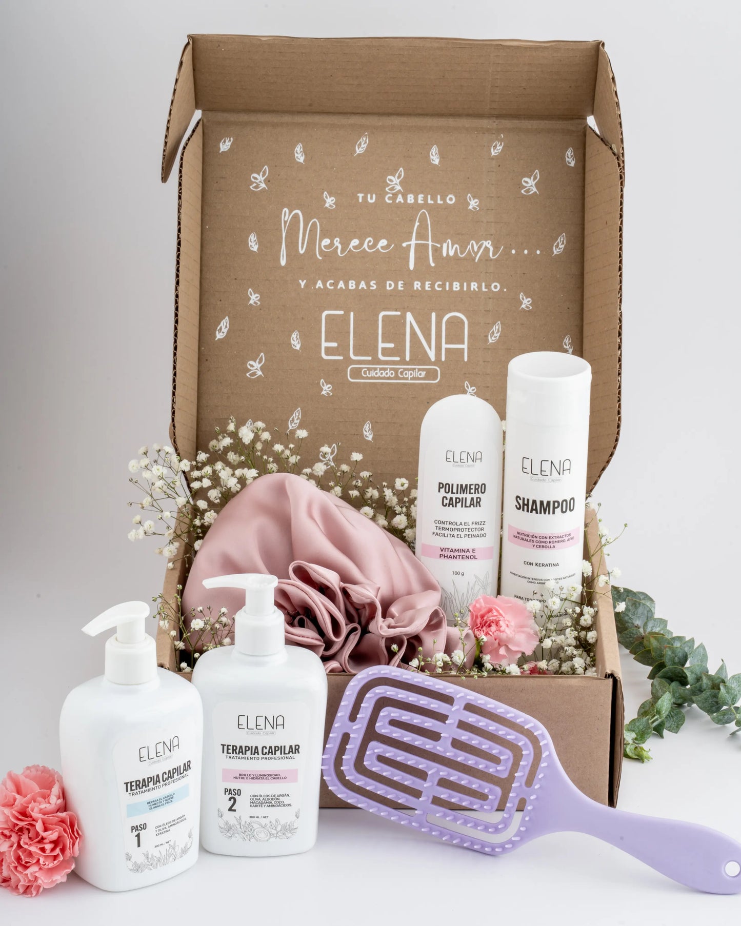 Caja Rosa Anti-Frizz