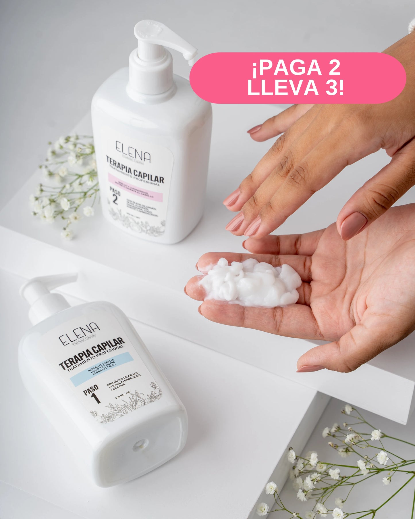 ✅ Compra 2 Lleva 3 Kits: Tratamientos Profesional Anti-Frizz