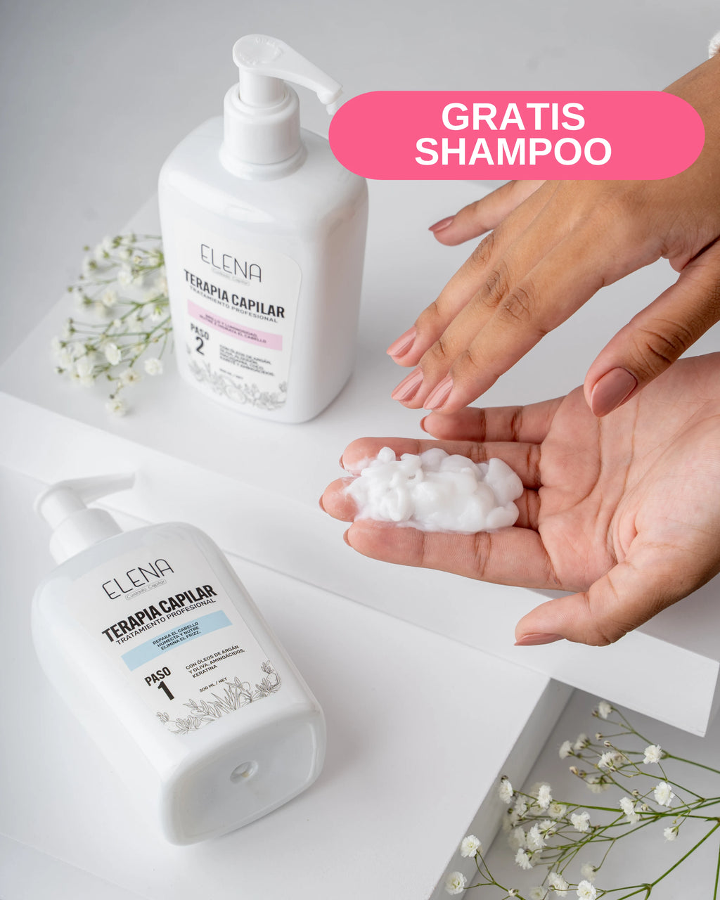✅ Reparador Total en 2 Pasos + Shampoo GRATIS
